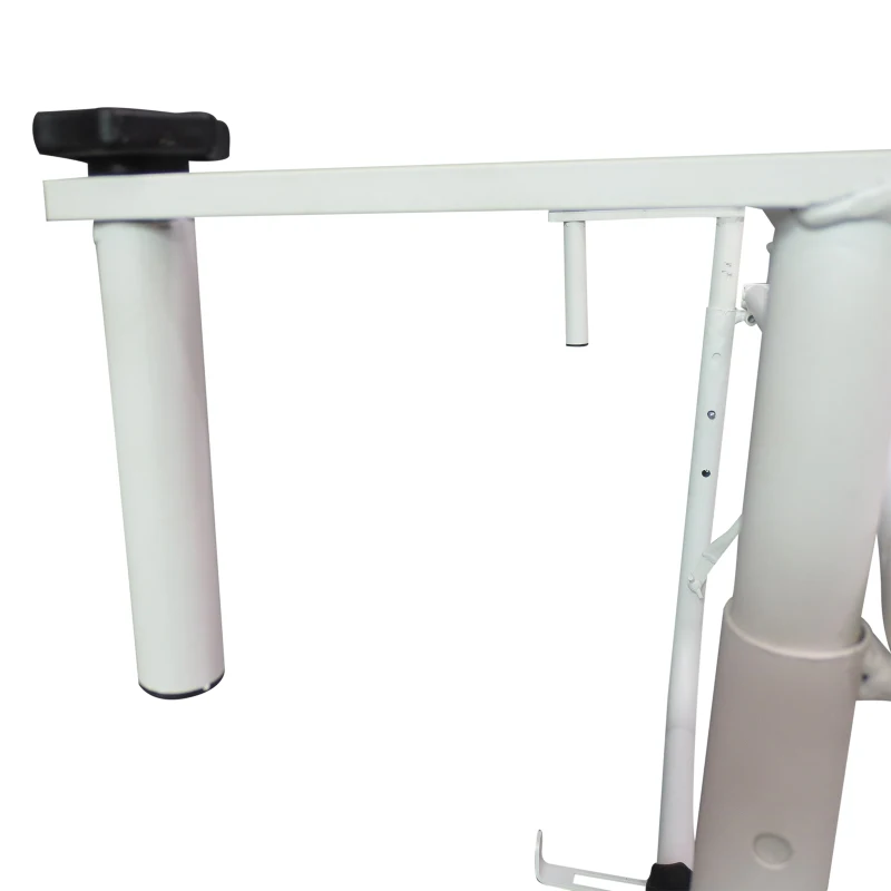 Outsunny balkon wiszący stół stół ogrodowy kwadratowy metalowy taras z regulacją wysokości