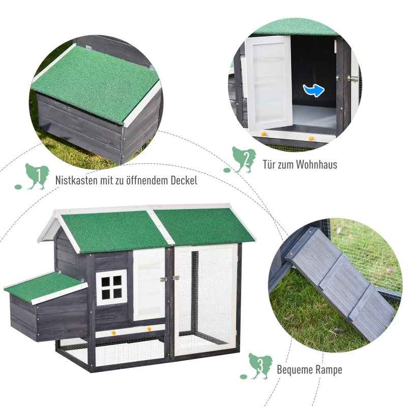 Kurnik PawHut nowoczesny kurnik