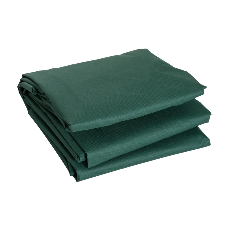 Outsunny Capa Protetora para Móveis de Jardim 245x165x55cm com Tecido Impermeável Cobertura para Sofás e Mesas de Exterior Verde