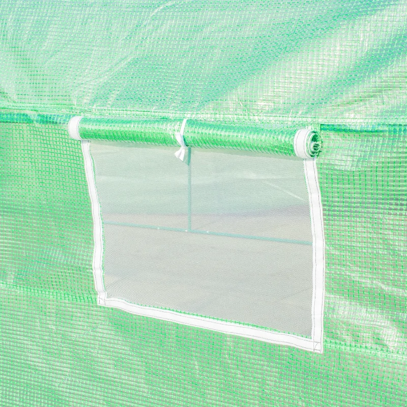 Outsunny SZKLARNIA OGRODOWA TUNEL OGRODNICZY 6 x 3 x 2 m