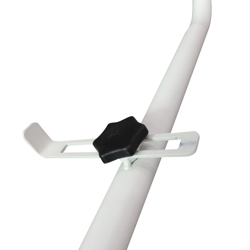 Outsunny balkon wiszący stół stół ogrodowy kwadratowy metalowy taras z regulacją wysokości