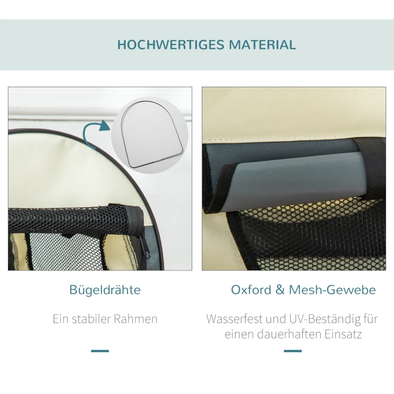 PawHut hondenbox inklapbare hondentransportbox dier 2 kleuren 5 maten
