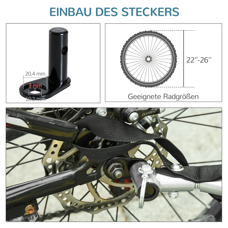 PawHut 2 in 1 hondenaanhanger fietskar jogger vlag regenhoes voor honden 4 kleuren