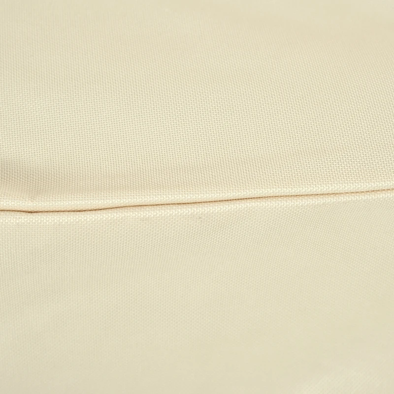 Outsunny Capa Protetora para Móveis de Jardim 152x87x59-79 cm com Tecido Oxford 600D Impermeável e Fivela Bege e Creme