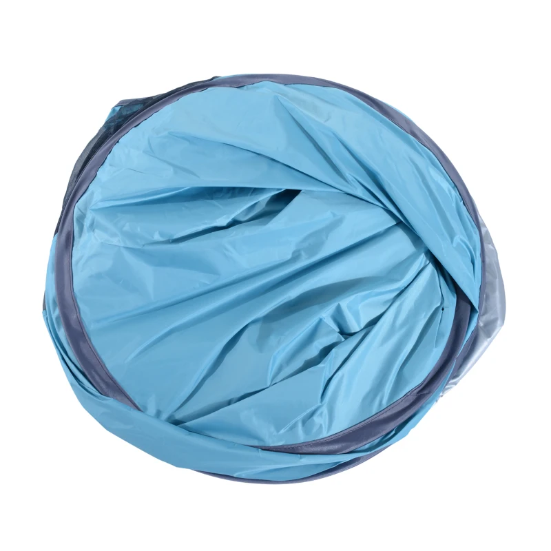 Outsunny Tenda de campismo para praia Camping Picnic Azul - Poliéster e Aço - 200x150x119 cm