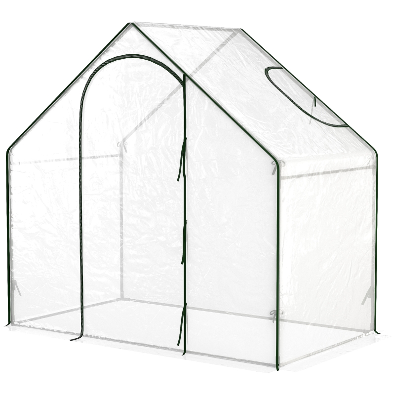 Outsunny Estufa de jardim transparente para Plantas 180x100x168cm