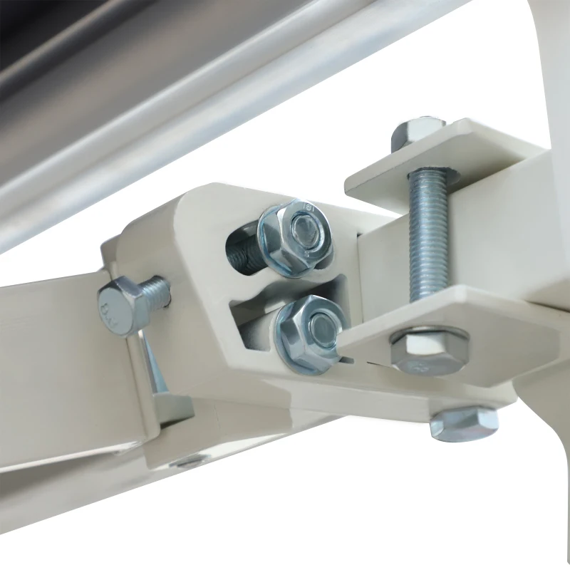 Outsunny 4 x 2.5m Manual Retractable Patio  Awning Window Door Sun Shade - Grey