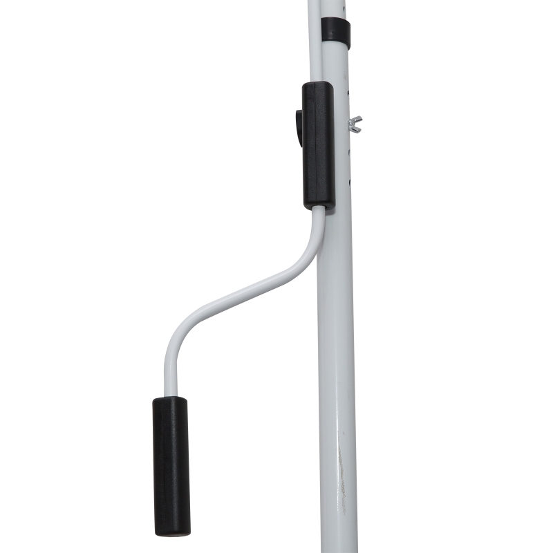 Outsunny 200 x 150cm Patio Adjustable Awning Floor- to-ceiling Retractable Shade,UV Protective