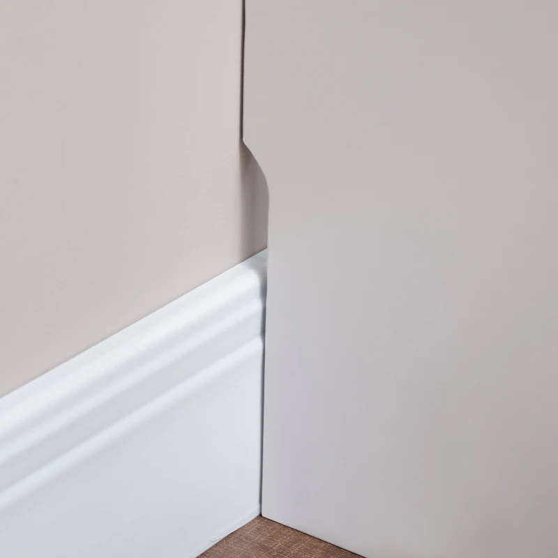 Homcom Capac Radiator Modern Alb 90 × 84 cm din MDF si Otel(m-7)
