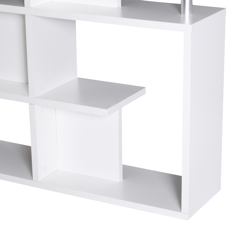 Homcom Mobilier Librarie cu 5 rafturi 12x28,6x160cm