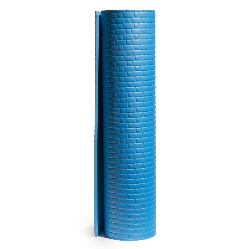 Tappetino Yoga Fitness per palestra pilates soft 173x61X0,8 cm - Blu