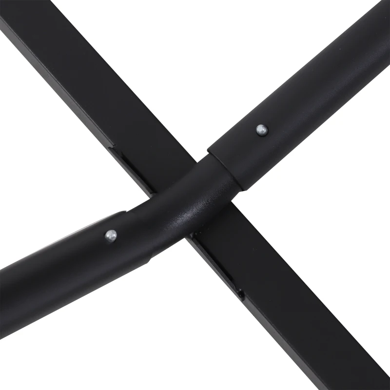 Outsunny Hangmatframe hangmatstandaard metaal 360 x 92 x 115 cm tot 120 kg met haken