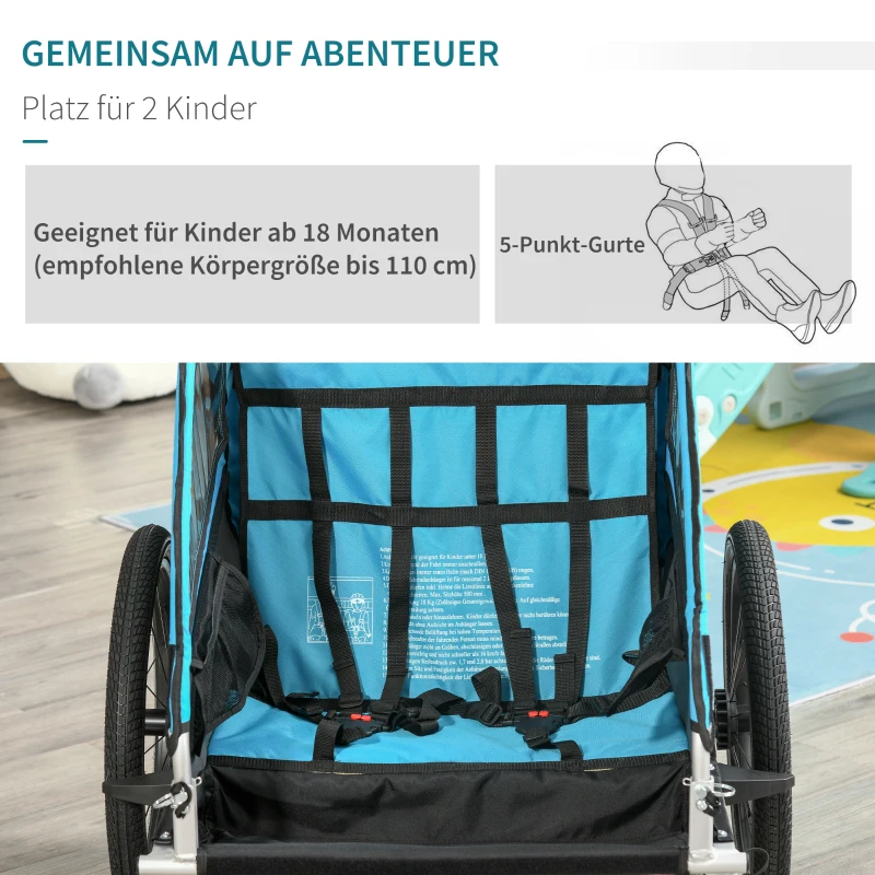 HOMCOM 3-in-1 kinderaanhanger