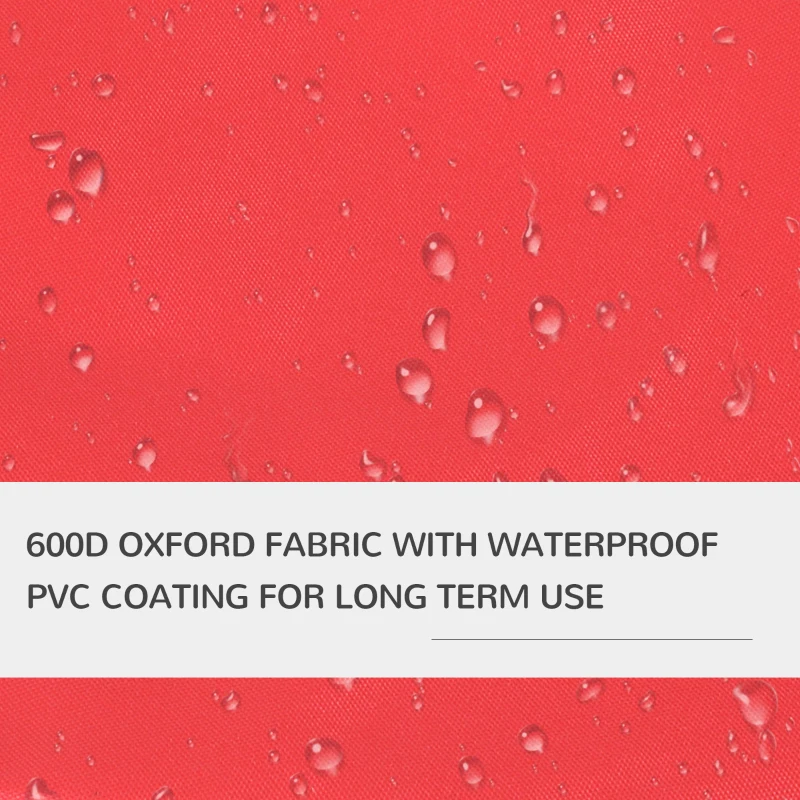 PawHut Carucior pentru Animale de Companie Pliabila, Rosu, 75 x 46 x 94 cm