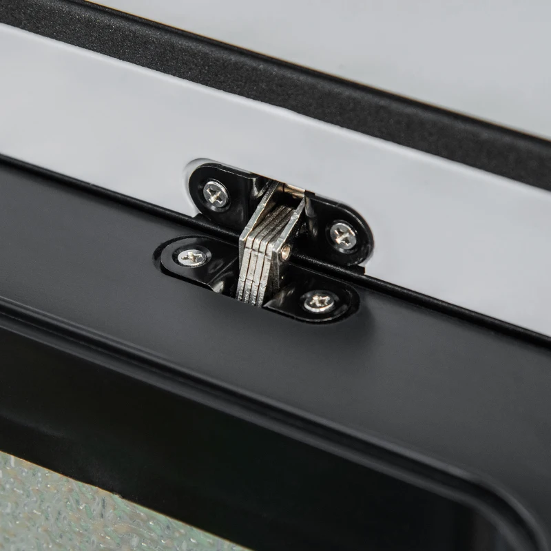 Outsunny Koelbox met stekker 50L LCD Display 2 Modi Compressor voor Auto Reizen en Boot Camper, Grijs en Zwart