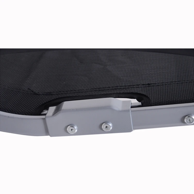 Outsunny Schommelstoel schommelbank lounger schommelstoel met hoofdkussen aluminium tot 120 kg