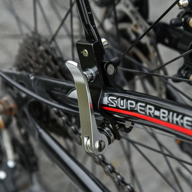 HOMCOM Fahrrad Gepäckträger, Fahrradtasche, Schnellspanner, Cargotasche, Aluminium, Schwarz, 58 x 39 x 14,5 cm