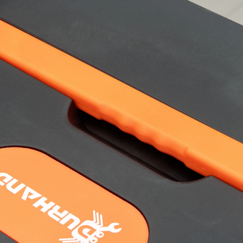 DURHAND Établi de travail, Plaforme de travail, Diable,Support de scie, Échafaudage, Marchepied, Chariot Pliable Multifonction 7 en 1 - Charge Max 150 kg