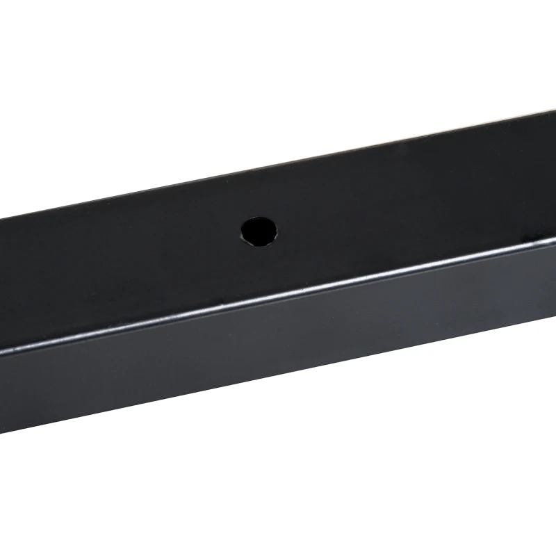 HOMCOM 6-Bike Floor Parking Stand Parking Rack, 160Lx33Wx27H cm, Steel-Black
