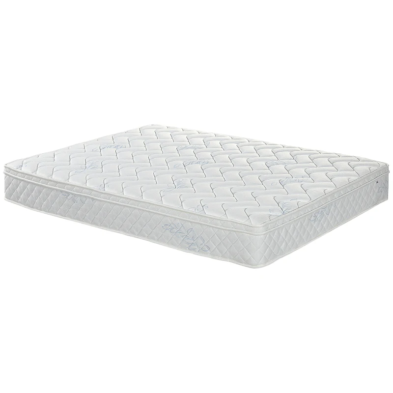 HOMCOM King Mattress, Pocket Sprung Mattress in a Box with Breathable Foam and Individually Wrapped Spring, 200cmx150cmx22.5cm, White