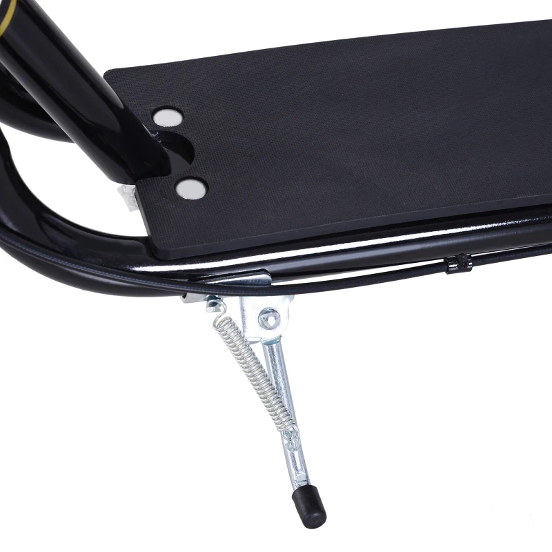 HOMCOM Trotinetă pentru Copii 5+, Trotineta cu roti mari de 16" si inaltime reglabila, frane si suport, negru