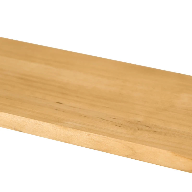 HOMCOM Libreria Moderna Sospesa a Scaletta in Legno e Metallo, 51x15x63.5cm, Naturale