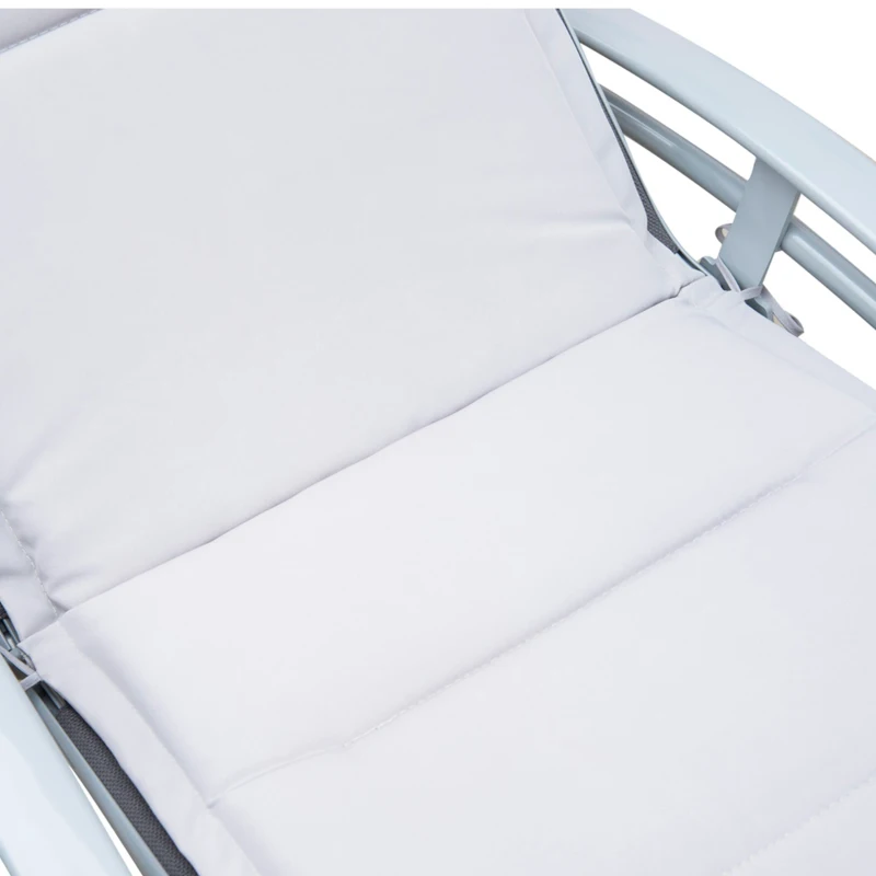 Outsunny Fotoliu sezlong de Gradina Fotoliu Relax Gri, 170x64x80cm