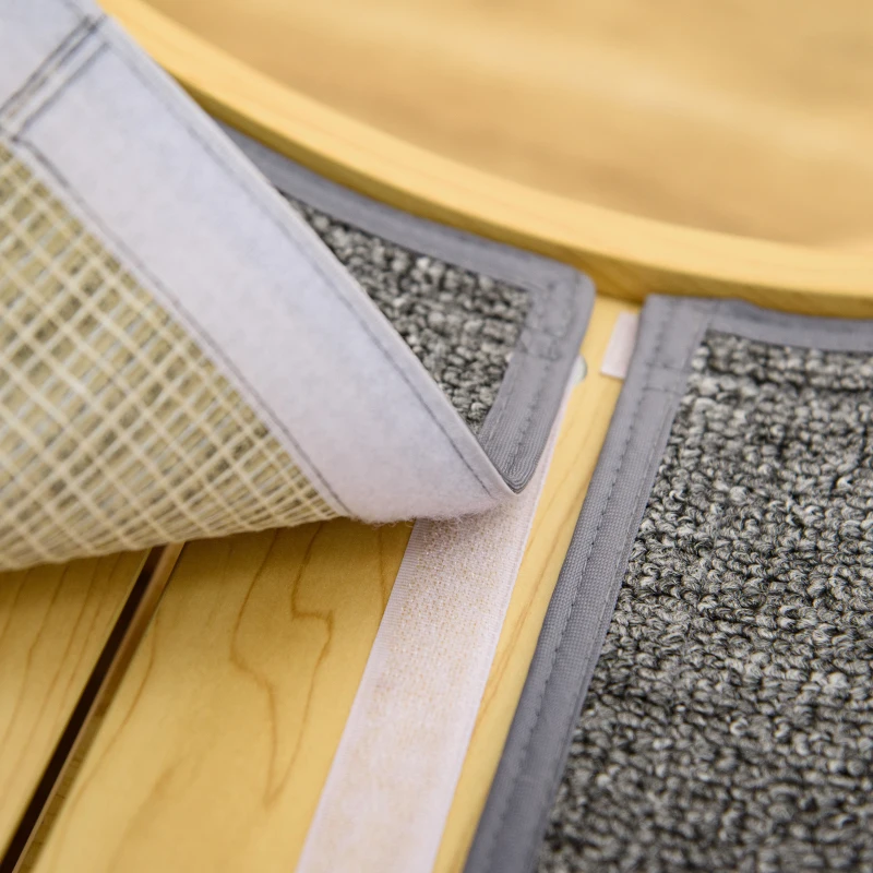 PawHut Katzenlaufrad für Katzen, inkl. Bremsvorrichtung, Kratzflächen, 60 cm x 32 cm x 66,5 cm