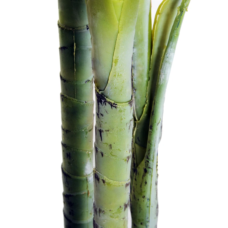 Outsunny sztuczna palma duża 150 cm sztuczne drzewo sztuczna roślina 19 dekoracja liści palmowych
