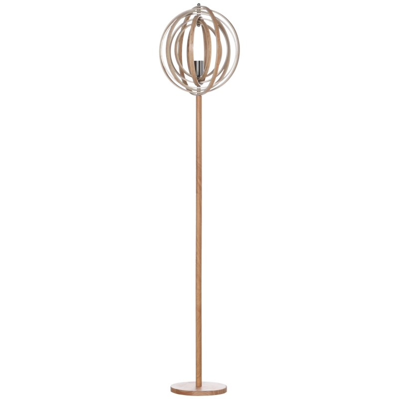 Lampadaire design en bois