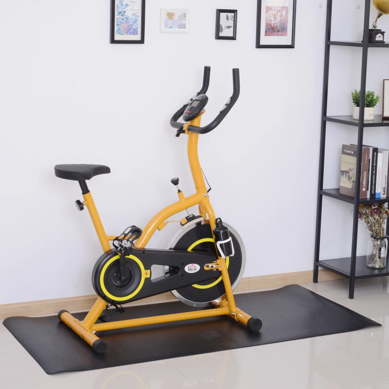 HOMCOM Treadmill Mat, Gym Exercise Fitness Workout Tranining Bike Protect Floor