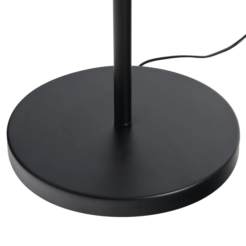 HOMCOM lampa stil industrial cu abajururi, 136x165cm, neagra