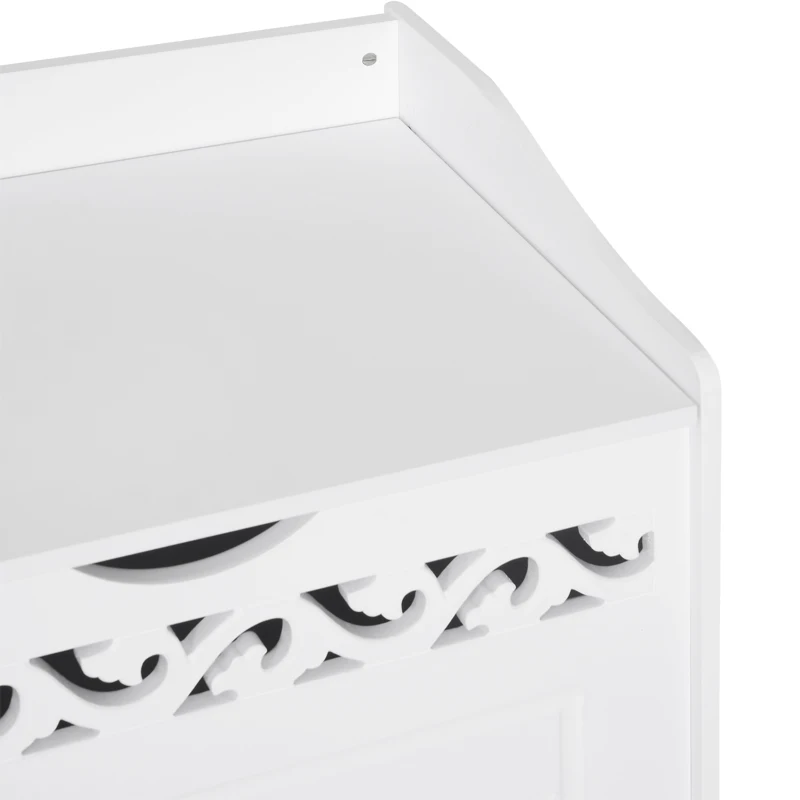 HOMCOM dulap din MDF, 55x34x58 cm, alb