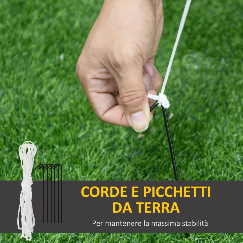 HOMCOM Albero di Natale Gonfiabile 163cm con Pupazzo di Neve e Scritta, Gonfiatore e Luci, Decorazione Natalizia da Esterno