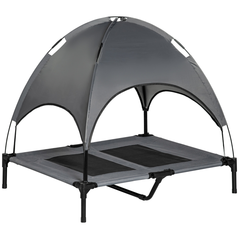 Lit pour chien chat sur pieds + parasol + sac de transport