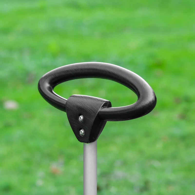 PawHut Dog Bike Trailer Two-In-One Trolley Stroller Cart Bicycle Carrier for Cat Puppy Travel w/ Reflectors Red Flag – Red