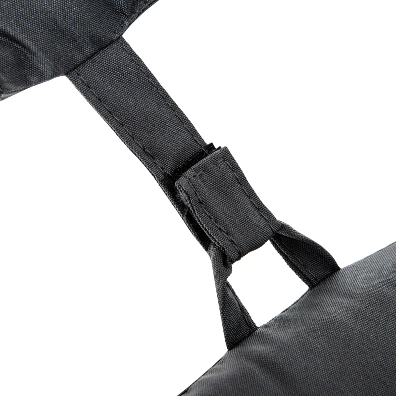 Outsunny® Materac z Zagłówkiem zdejmowany Pokrowiec szary