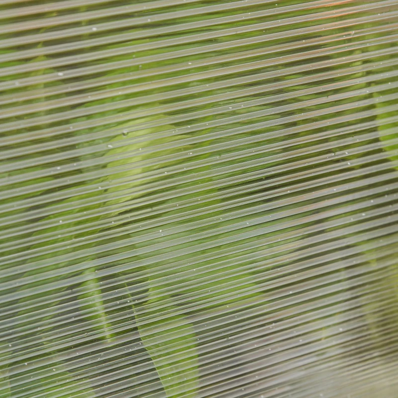 Outsunny skrzynia inspektowa szklarnia cieplarnia inspekt z pokrywą wykonaną z drewna i poliwęglanu odporna na warunki pogodowe kolor pomarańczowy 90 x 80 x 58 cm