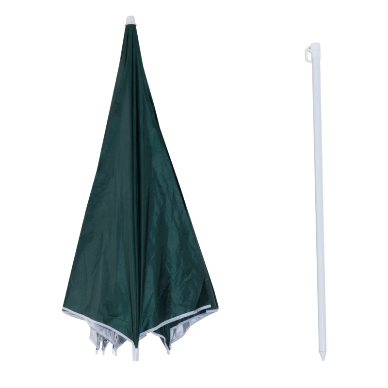 Zonnescherm met zijwand strandparasol zonwering strand polyester 220 cm