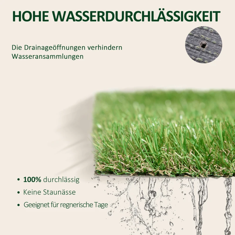 Sztuczna trawa rolka dywan 300x100 cm Outsunny