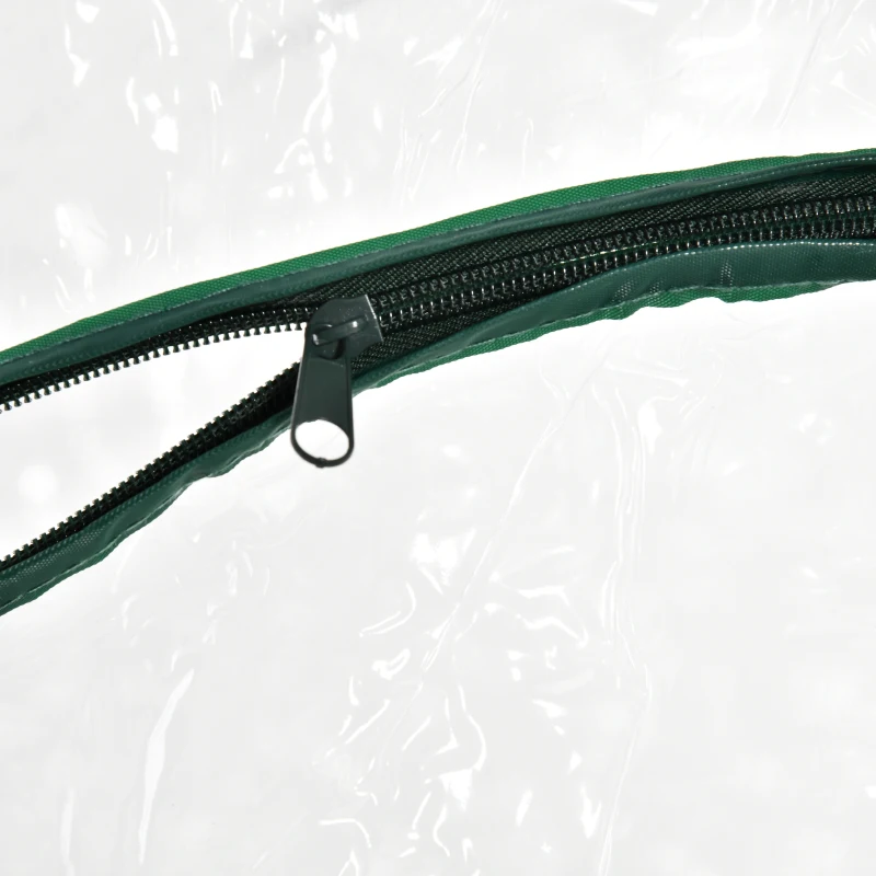 Folia cieplarnia ogrodowa 1,8 x 1,05 x 1,5m stalowe okno Outsunny