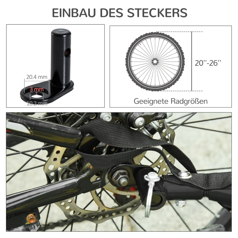 PawHut huisdier fietsaanhanger weersbescherming hondenkar oxford-stof blauw / groen