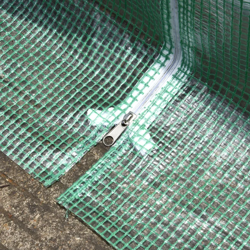 Outsunny Szklarnia foliowa, szklarnia, szklarnia na pomidory, cieplarnia z okienkiem