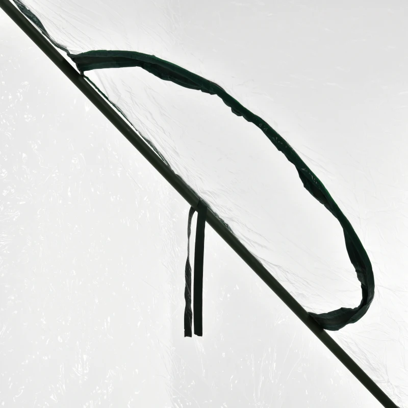 Folia cieplarnia ogrodowa 1,8 x 1,05 x 1,5m stalowe okno Outsunny