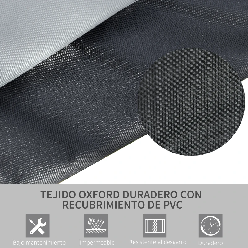 Outsunny Cama de Camping Plegable de Aluminio con Bolsa de Transporte Portátil con Acolchado Capacidad de Carga 114 kg para Interiores y Exteriores 210x86x42 cm Gris