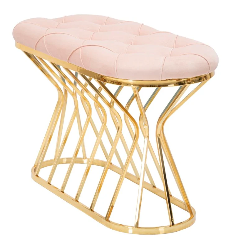 Panca Zig Rosa cm 91X38X52