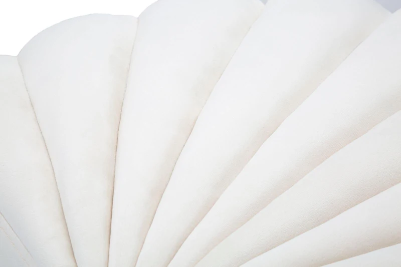 Pouf Shell Crema cm 80X54X42