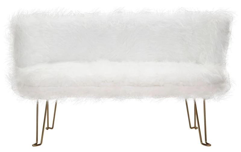 Divanetto Hacil Bianco cm 134X54X77