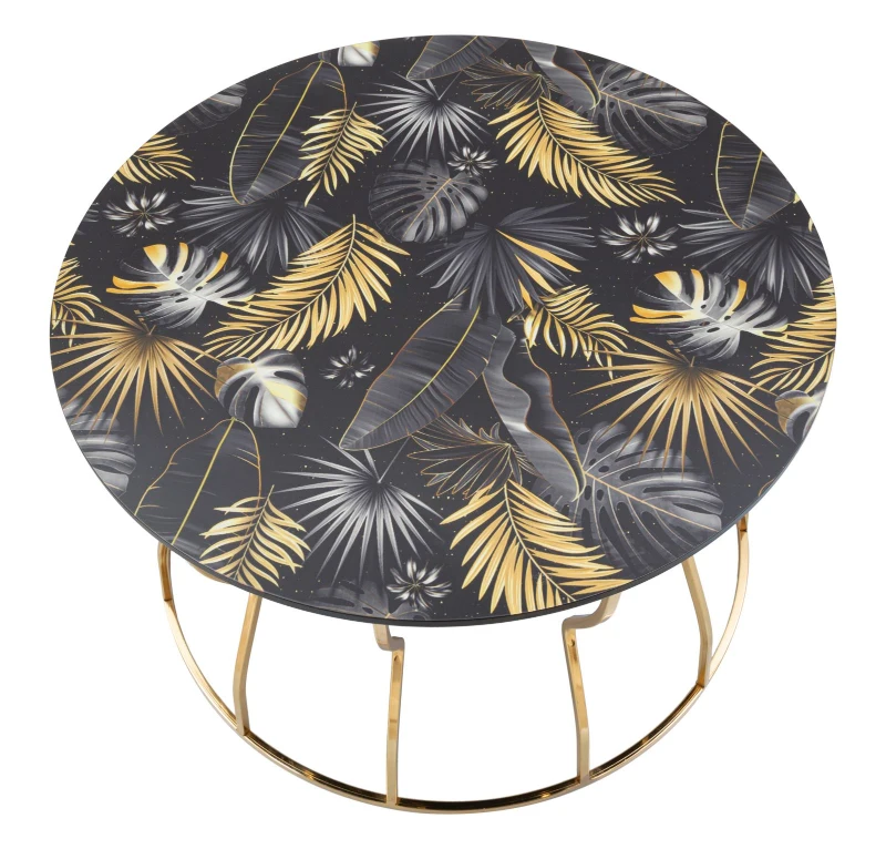 Tavolo Da Caffe' Leaf Top cm Ø 70X43,5