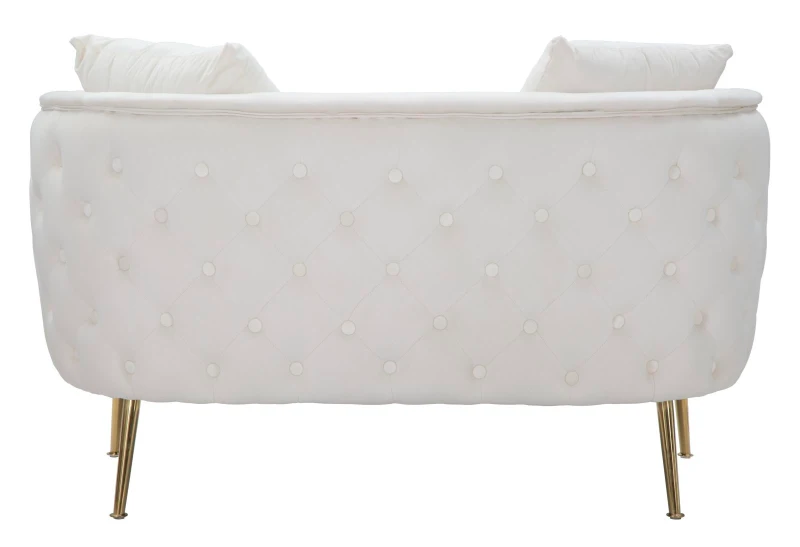 Divanetto Bucarest Crema cm 127X74X73